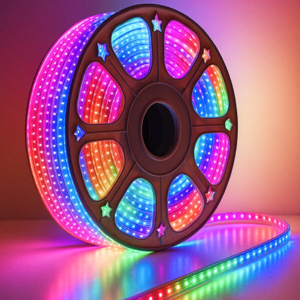 10M LED Rope Light 120 LEDs Multicolor
