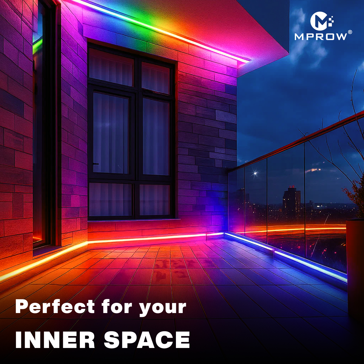 10M LED Rope Light 120 LEDs Multicolor - Image 4