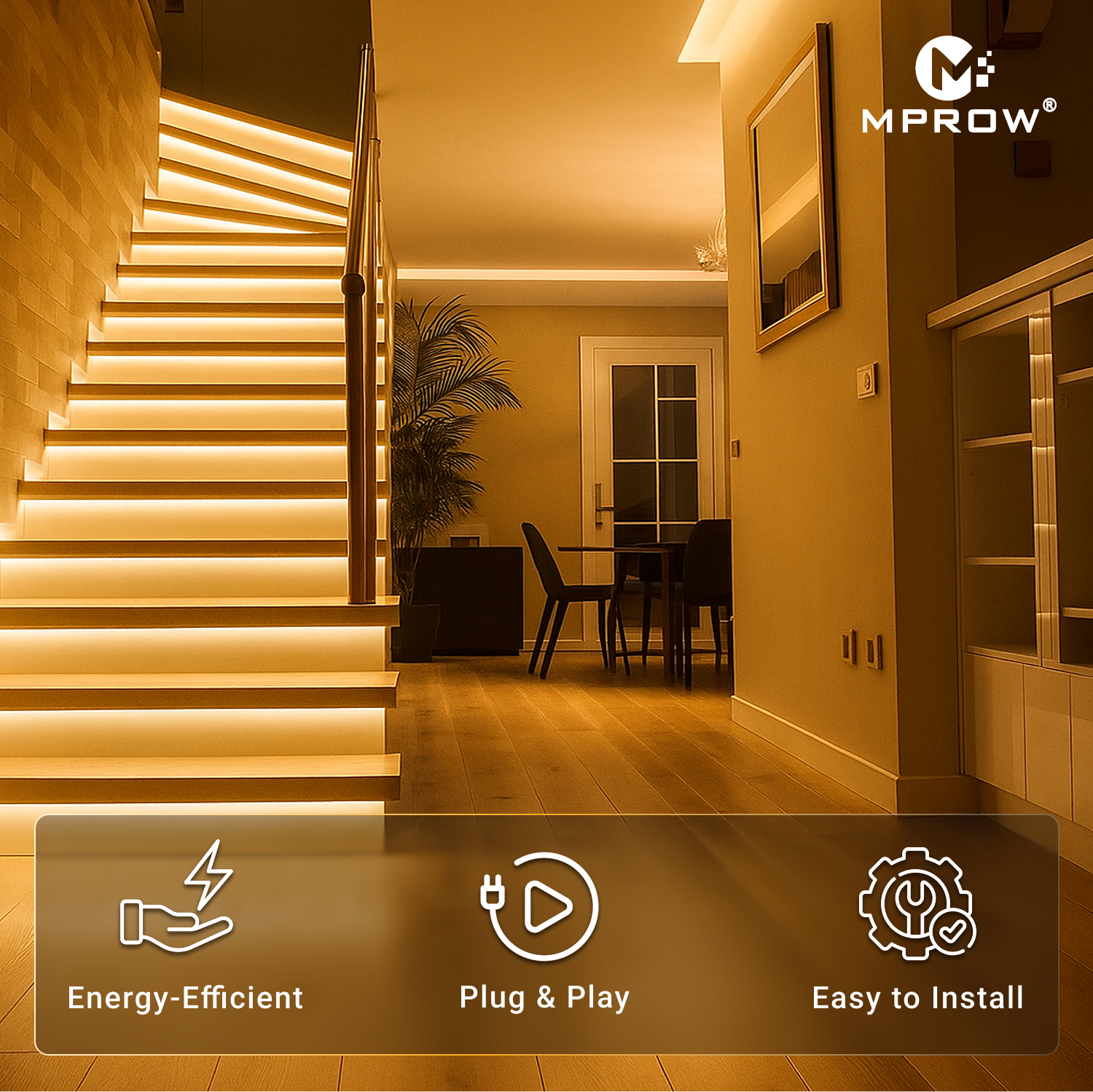 10M LED Rope Light | 120 LEDs/M | Warm White - Image 3