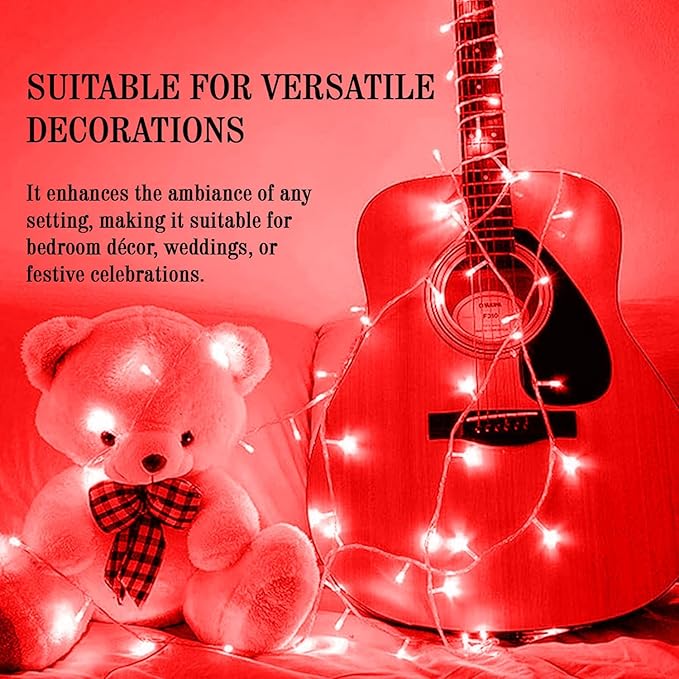 11M Decorative LED Pixel String Light – Red - Image 5