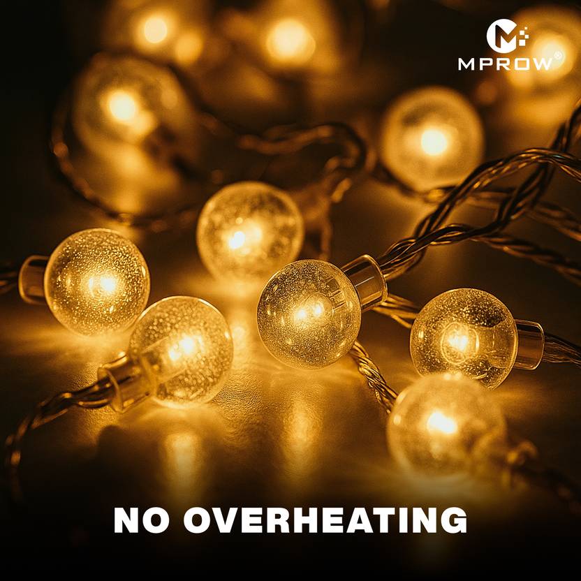 Crystal Ball Fairy Lights – 14 LED, 3M Warm White - Image 5