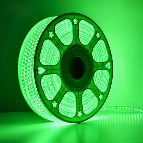 10M LED Rope Light | 120 LEDs/M | Green