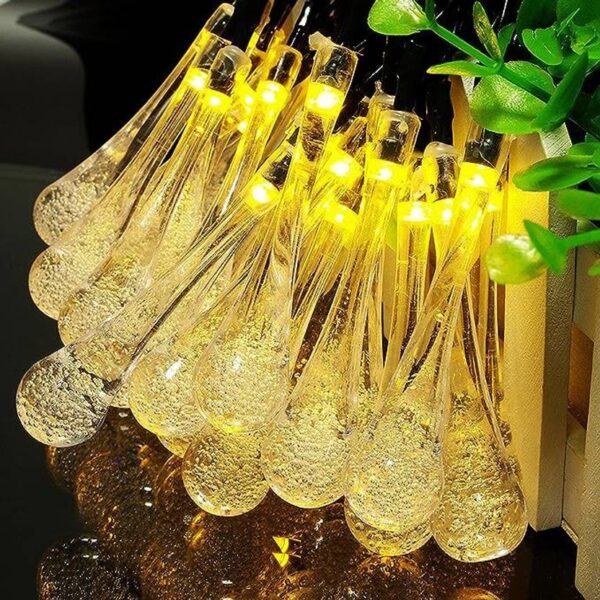 14LED Water Drop String Lights – Warm White