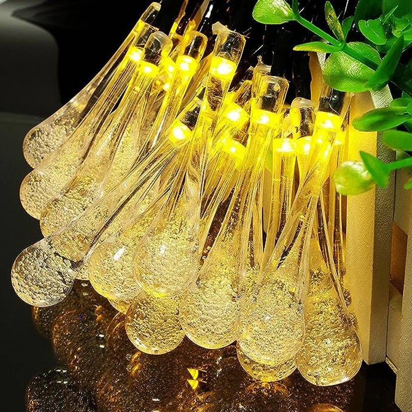14LED Water Drop String Lights – Warm White