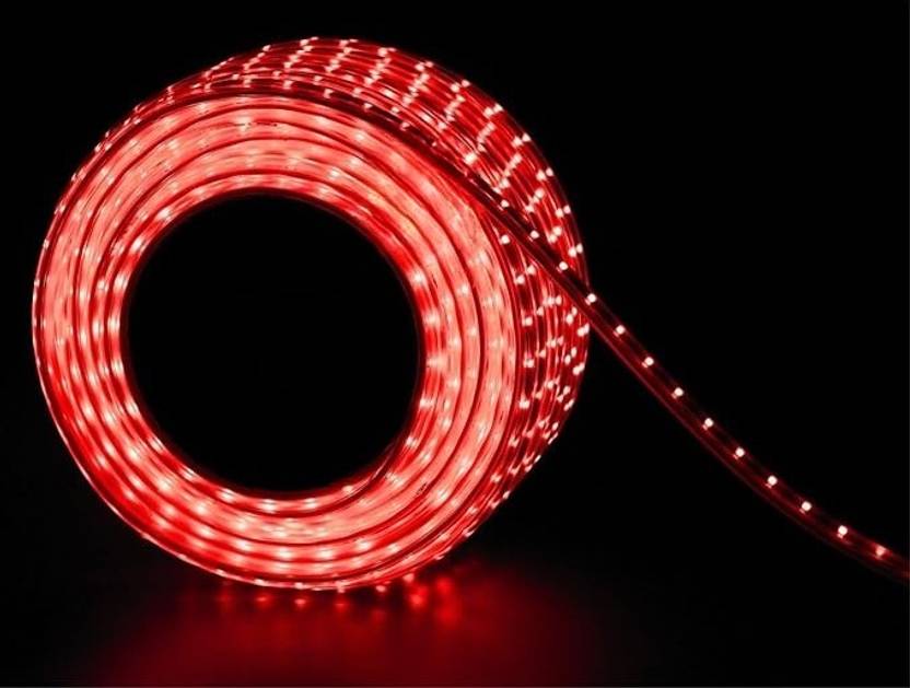 10M LED Rope Light | 120 LEDs/M | Red - Image 2