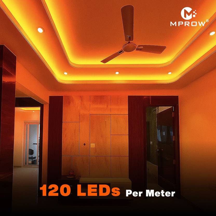 10M LED Rope Light | 120 LEDs/M | Orange - Image 4