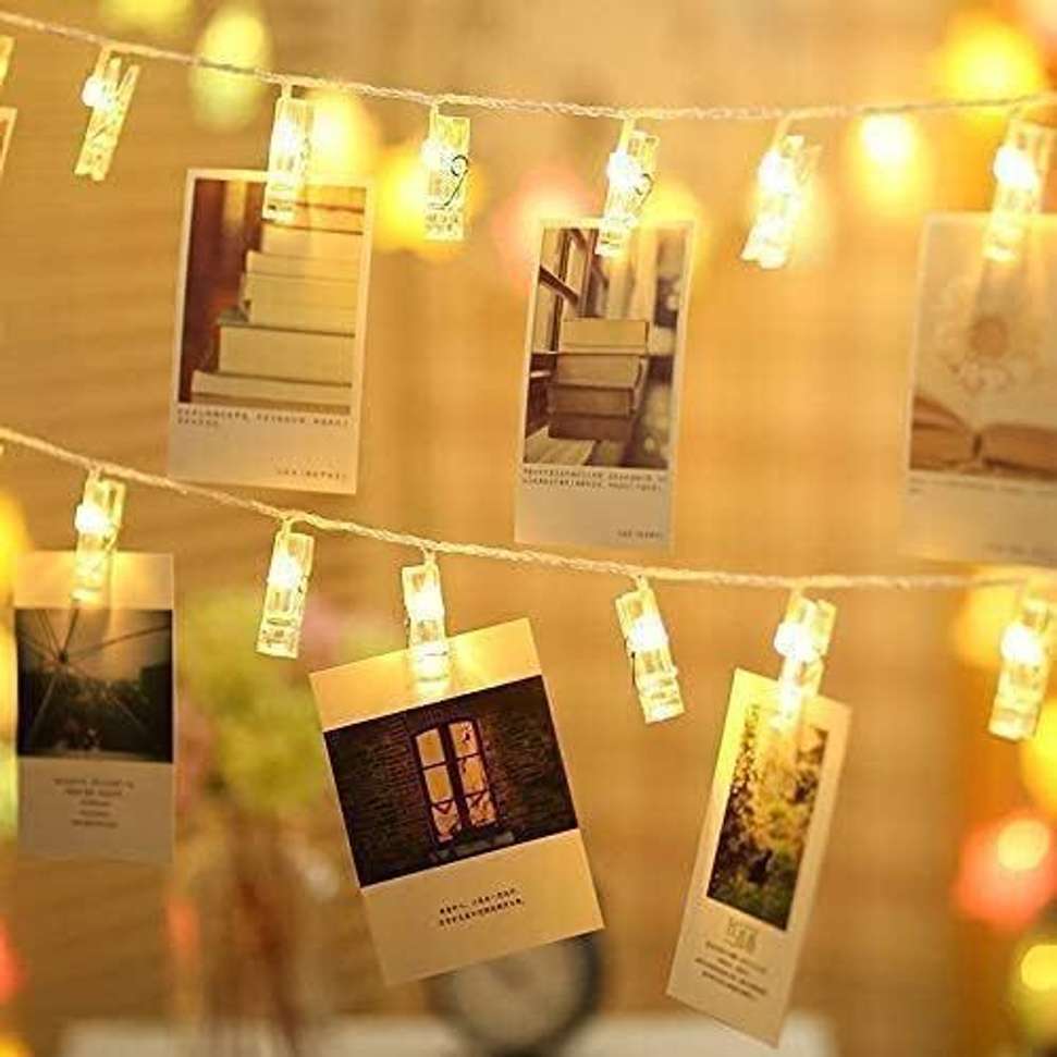 14LED Photo Clip String Lights – Warm White - Image 2