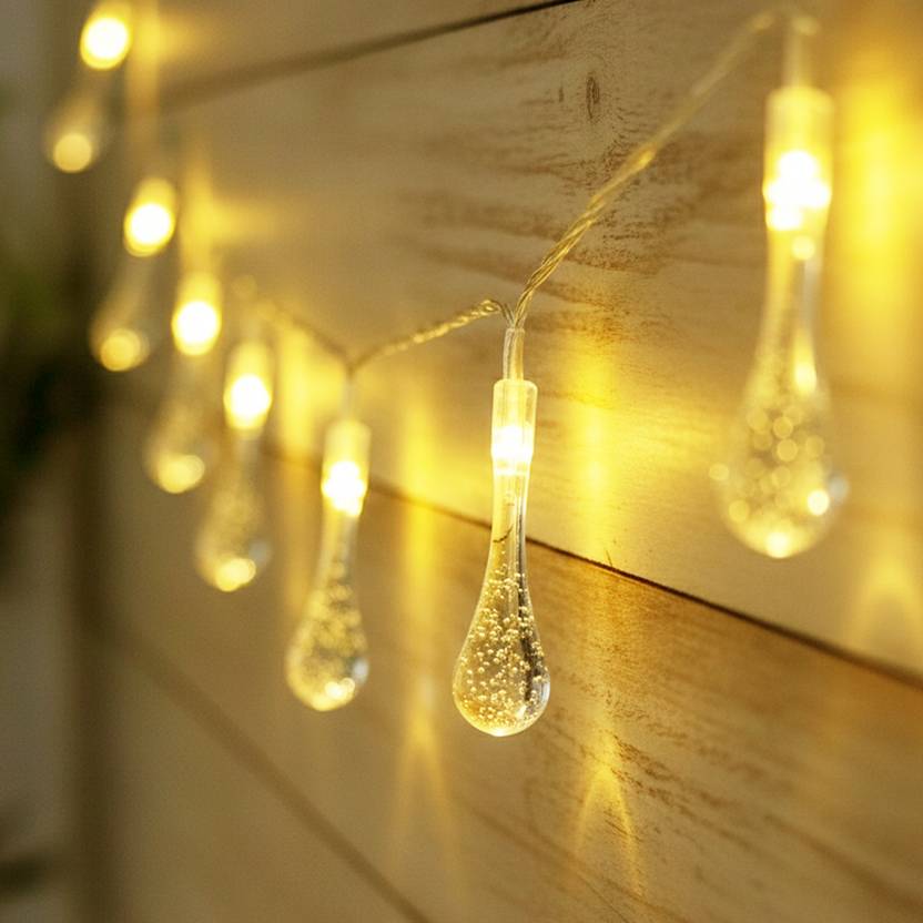 14LED Water Drop String Lights – Warm White - Image 5