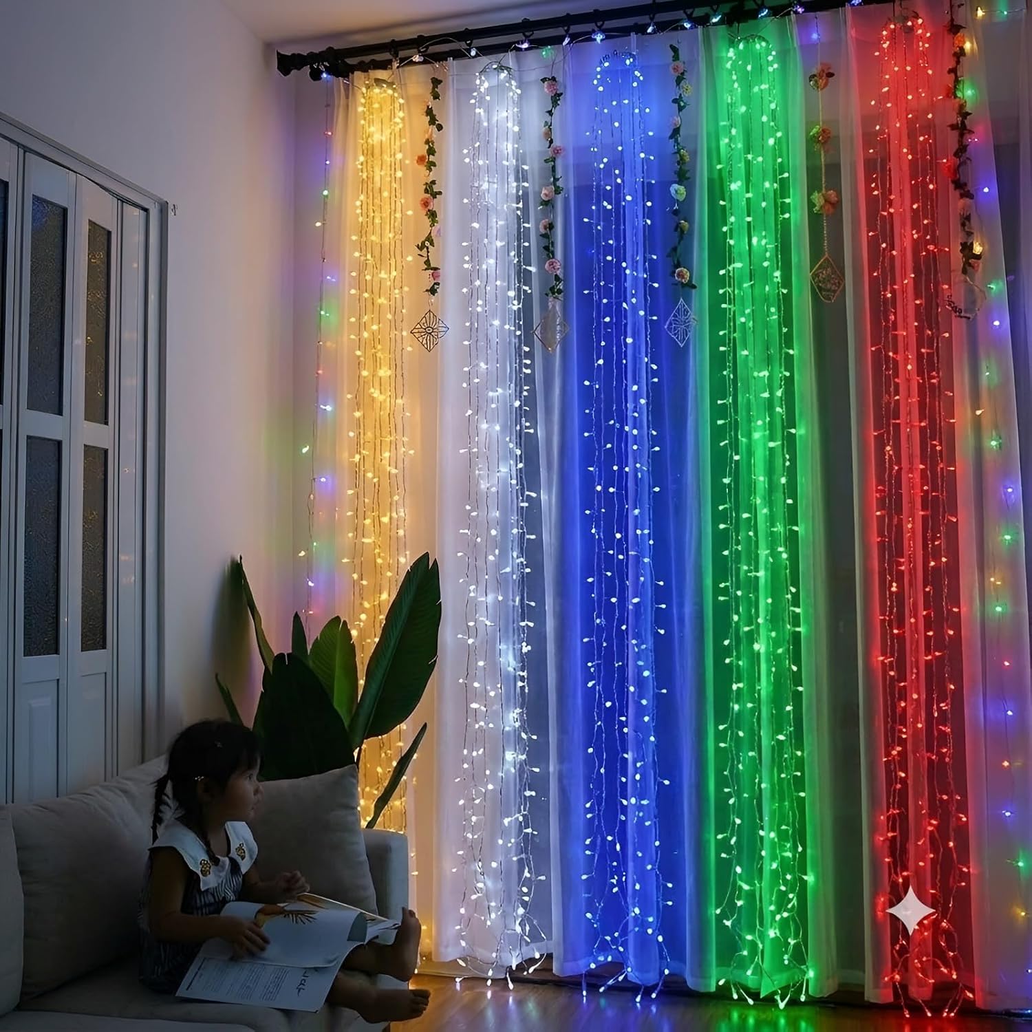11M Decorative LED Pixel String Light – Multi Pack of 5 - Image 2