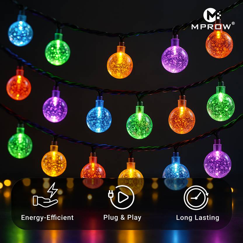 Multicolor LED Ball String Lights – Decorative Lights - Image 5