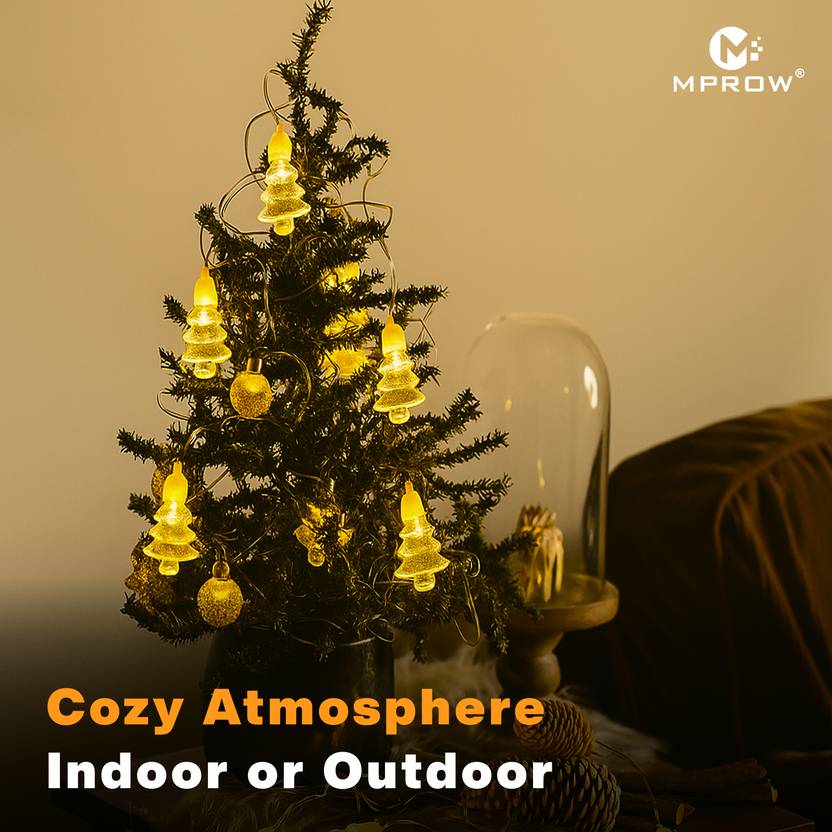 Warm White LED Christmas Tree String Lights - Image 3