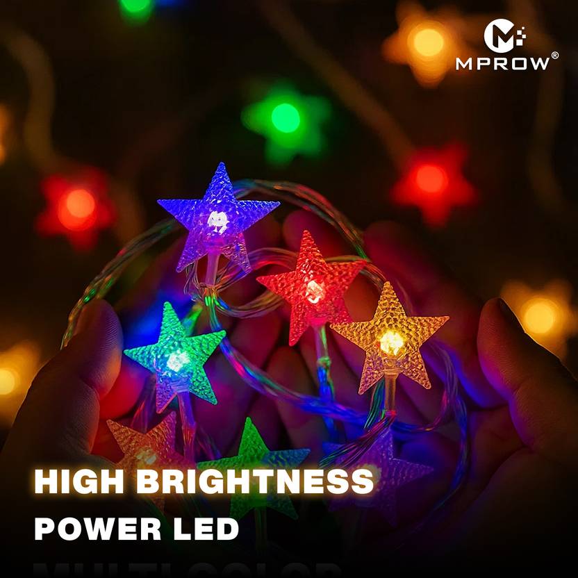 Multicolor Star LED String Lights – Decorative Lights - Image 3