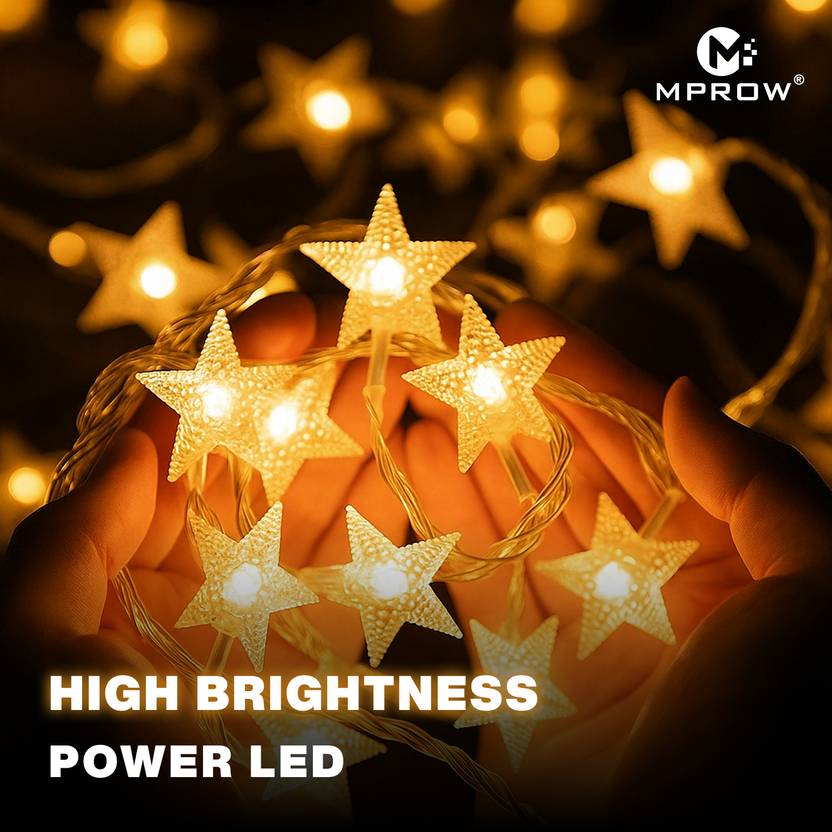 14LED Warm White Mini Star LED String Lights – Decorative Fairy Lights - Image 4