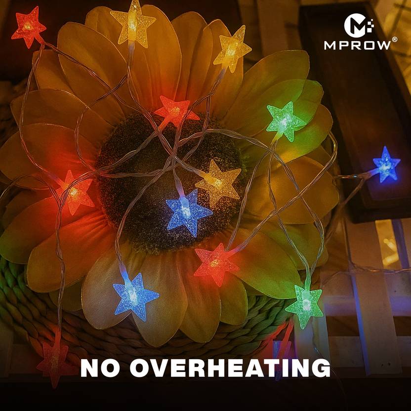 Multicolor Star LED String Lights – Decorative Lights - Image 4