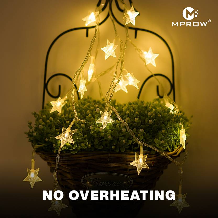 14LED Warm White Mini Star LED String Lights – Decorative Fairy Lights - Image 2