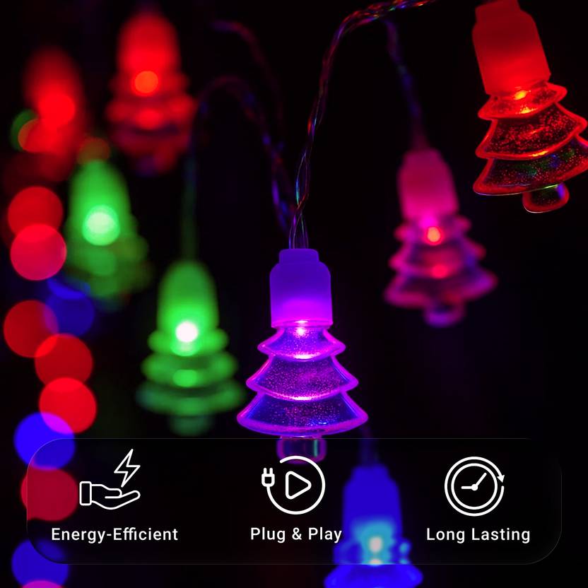Multicolor LED Christmas Tree String Lights - Image 4