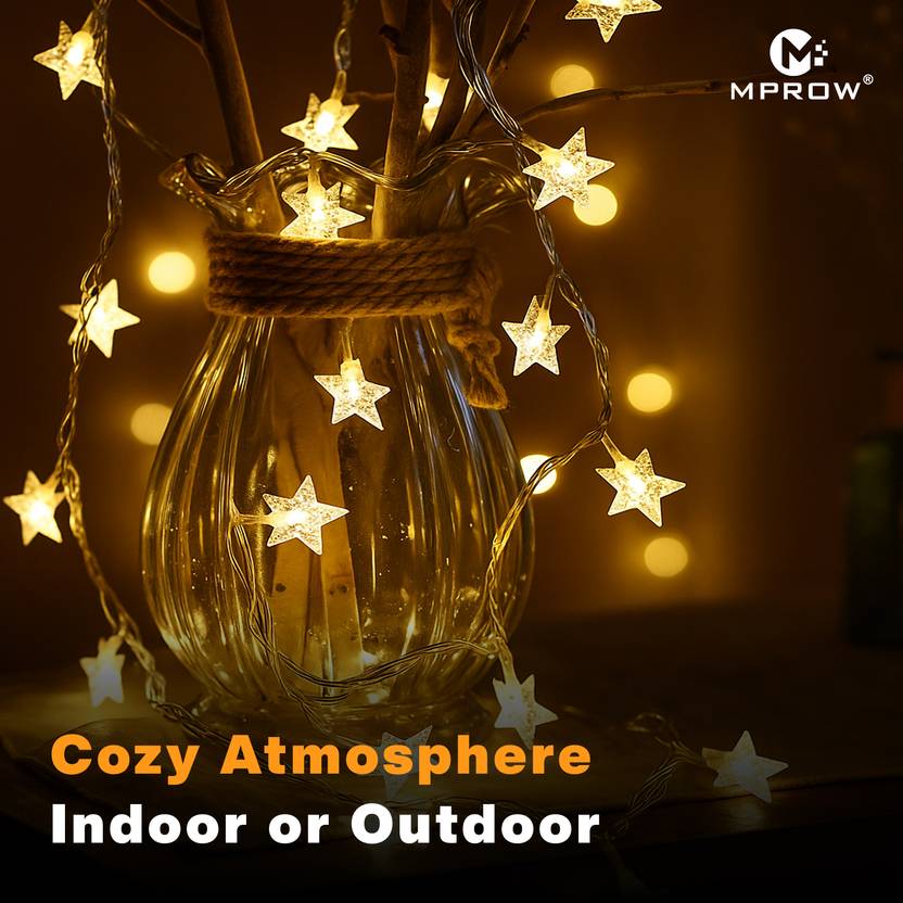 14LED Warm White Mini Star LED String Lights – Decorative Fairy Lights - Image 3