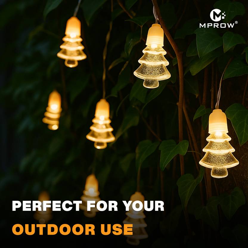 Warm White LED Christmas Tree String Lights - Image 5